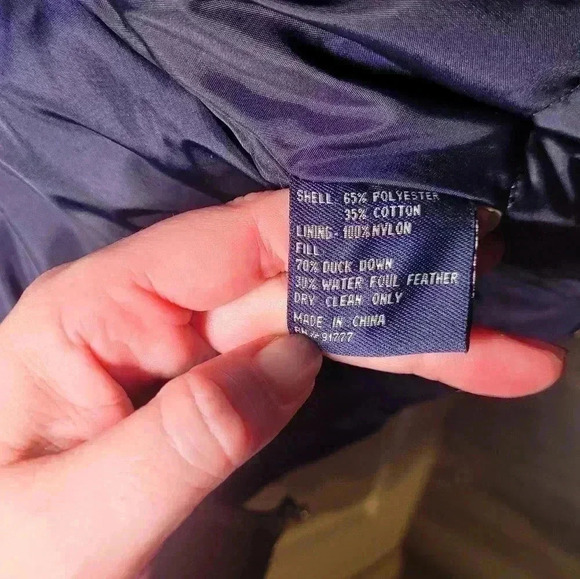 Vintage Woodlake puffer duck down vest size medium - Picture 5 of 5